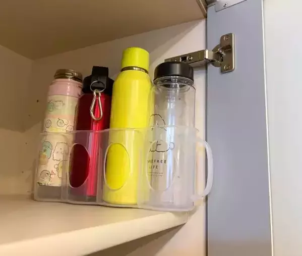 100均缶ホルダーの『じゃない使い方』　収納に役立つアイディアに感激！