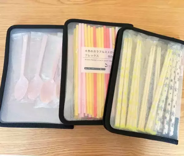 「一目で分かる！」　割り箸の収納、100均アイテムを使うと？『本のように』並んだ姿に