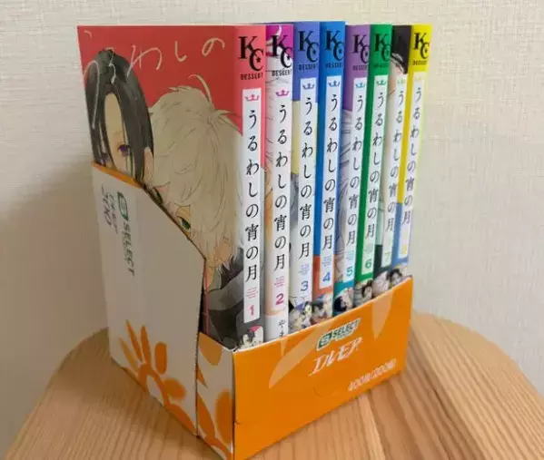 ティッシュの空き箱、折って貼り合わせると？　マンガ8冊が収まる『本立て』に早変わり！