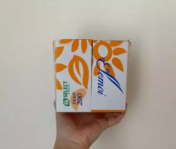 ティッシュの空き箱、折って貼り合わせると？　マンガ8冊が収まる『本立て』に早変わり！