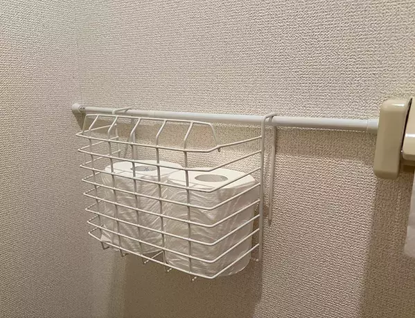 110円で買った『ワイヤーバスケット』　じゃない使い方に「収納の幅が広がった」