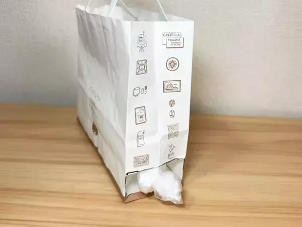 『小さめ紙袋』があったらマネして！　長方形に切るだけで…