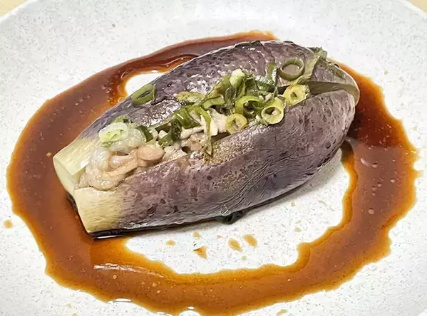ナスを丸ごとレンチン 肉を挟むだけのレシピに「ジューシー」「弁当のおかずにも」