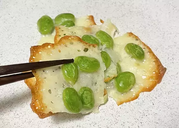 【トースターで5分】材料2つのカリカリおつまみ　枝豆と組み合わせたのは…