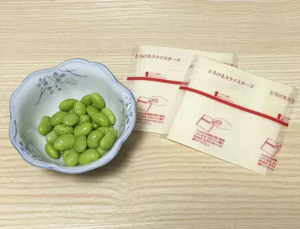 【トースターで5分】材料2つのカリカリおつまみ　枝豆と組み合わせたのは…