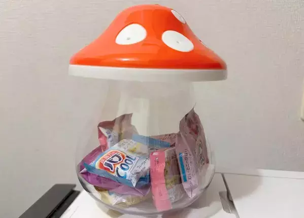 ダイソーで買った『キノコ型のケース』　子供も喜ぶ使い道に「家中に置きたい！」