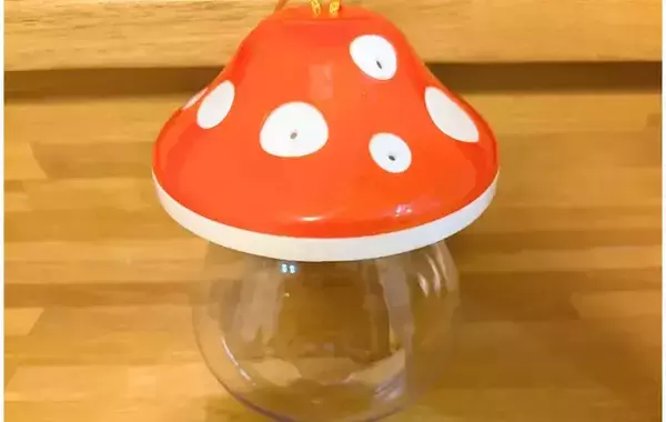 ダイソーで買った『キノコ型のケース』　子供も喜ぶ使い道に「家中に置きたい！」