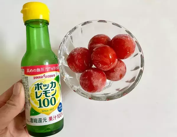 ビニール袋1枚で作る！　丸ごと凍らすだけ「ミニトマトのおやつ」に子供が大喜び