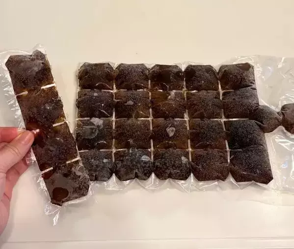 コーヒーをダイソーの『袋』に入れて凍らせると？　想像以上の使い勝手に驚き！