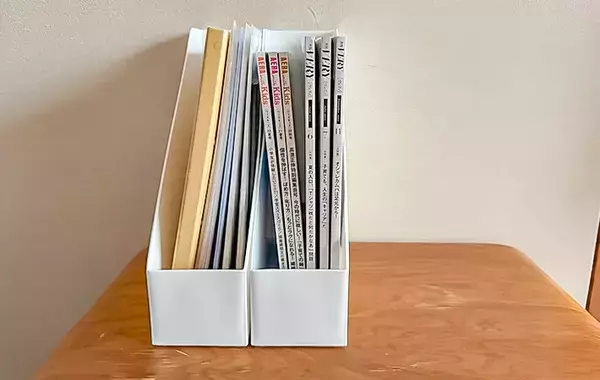 330円のファイルスタンド活用！　置くだけでキッチンが整って「ストレスフリー」【DAISO】