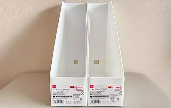 330円のファイルスタンド活用！　置くだけでキッチンが整って「ストレスフリー」【DAISO】