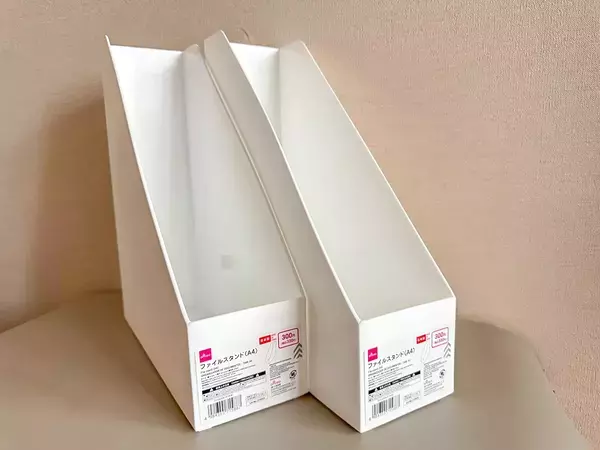 330円のファイルスタンド活用！　置くだけでキッチンが整って「ストレスフリー」【DAISO】