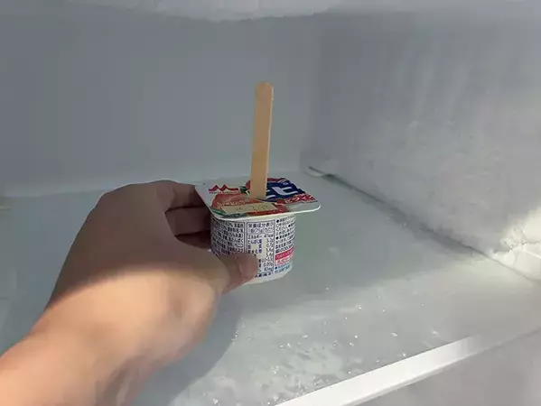 ヨーグルトにアイス棒1本をブスッ！　冷凍庫に入れるだけで、絶品スイーツが作れる