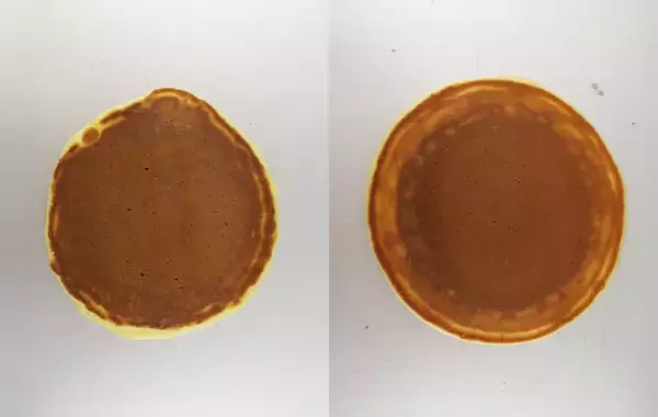 ホットケーキミックス、よく混ぜたほうがふっくらする？　ざっくり混ぜた場合と比べてみた結果
