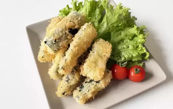 「3本分をペロリ」家族が絶賛のズッキーニフライ　衣に『大さじ2杯』の？