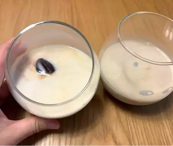 「凍らせてドリンクに入れるだけ」　氷の代わりに入れたモノに「最後までおいしい！」