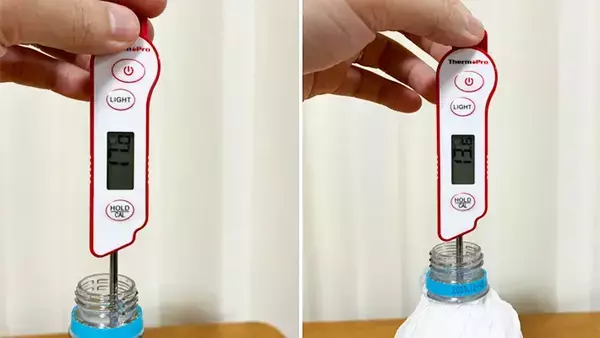 『濡れたキッチンペーパー』をペットボトルに巻くと…　2時間半後の結果に「夏に助かる！」