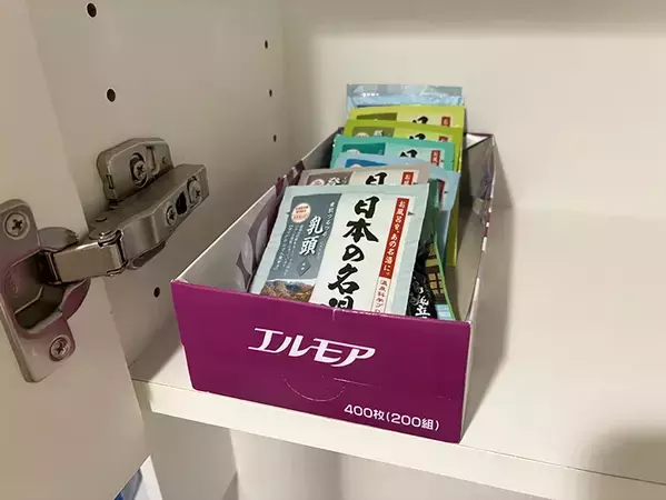 ティッシュの空き箱を再利用　5分で作れる『収納ケース』が「家中で便利！」