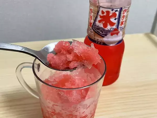 最初から最後までシロップたっぷりなかき氷　作り方に「簡単」「かき氷機いらない」