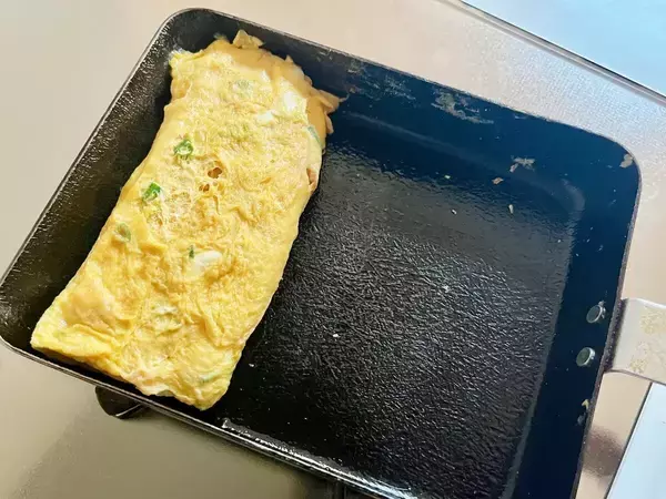 玉子焼きに余っていた『15g』を加えるだけ　食べた夫が「最高のつまみ」