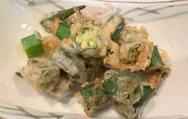 オクラのから揚げに、箸が止まらない　味つけは「小さじ2杯と小さじ1杯」