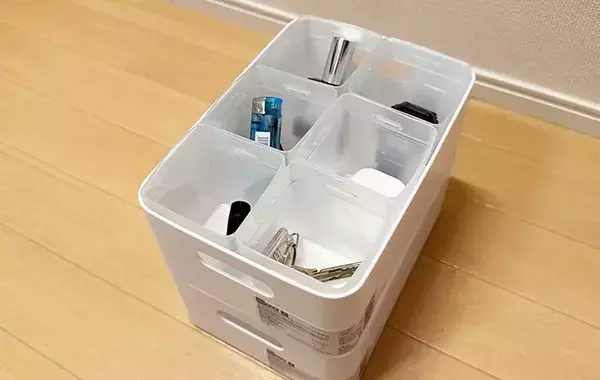 ダイソーのくつした整理カップに「靴下は入れてない」　小物の整理がしやすくなる！部屋が片付く活用法がこちら