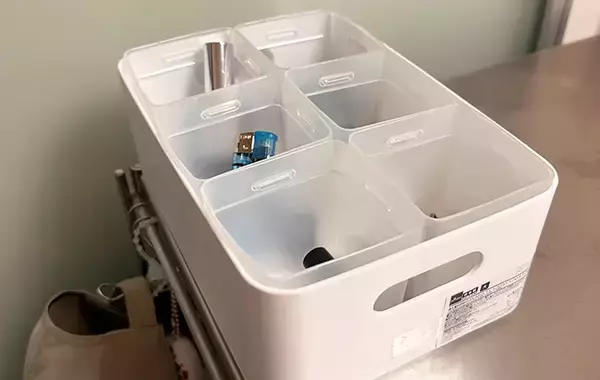 ダイソーのくつした整理カップに「靴下は入れてない」　小物の整理がしやすくなる！部屋が片付く活用法がこちら