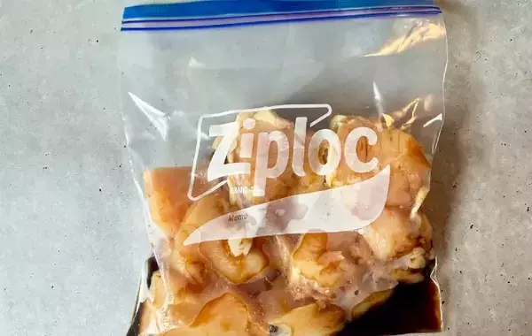 鶏むね肉をライスペーパーで包んで　『から揚げ風』が「柔らかくてうまい」