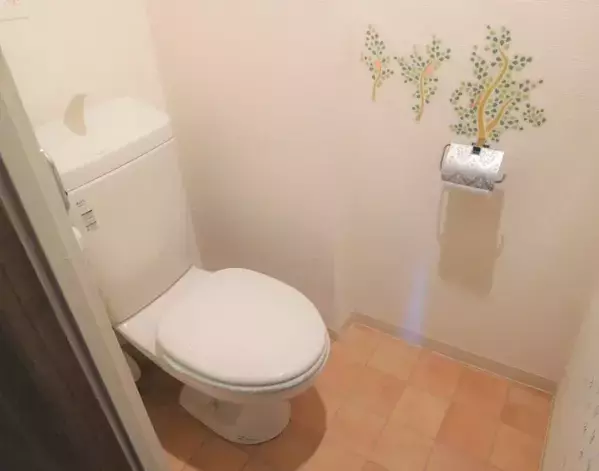 石こうピンを壁に『斜め45度』で打ち込んで　トイレに作った収納棚がこちら【DIY4選】