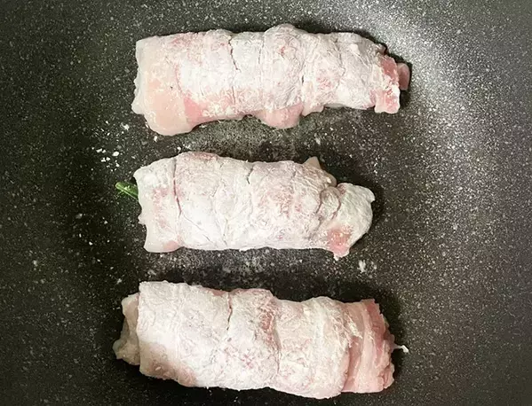肉巻きの中に入れたのは？　意外と見ないレシピに「ペロリと完食」「シャキシャキ食感」