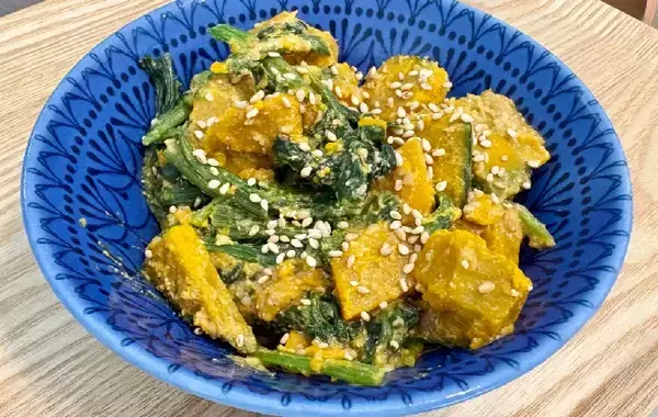 レンチンで作るカボチャの副菜　食べた夫が「これはウマい！」