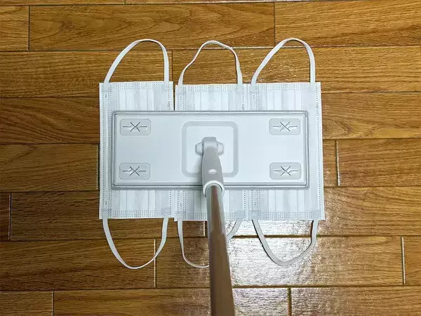 余ったマスクを3枚並べて…　掃除に役立つ活用法が、こちら