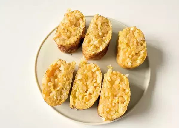 玉子焼きがボリュームアップ　卵液に『120g』混ぜると？「朝食に」「おにぎり感覚」
