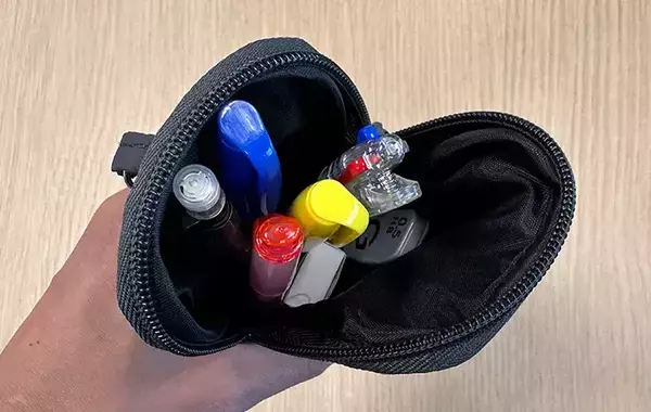 小物をバッグに入れるのはやめました　スリコのポケットティッシュ＆小物ポーチで「整理できる」「片づけやすい」
