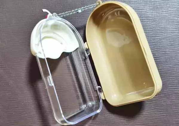 ダイソー『ケースキーホルダー』の使い方　小物やお菓子を入れるだけで？「便利でかわいい」