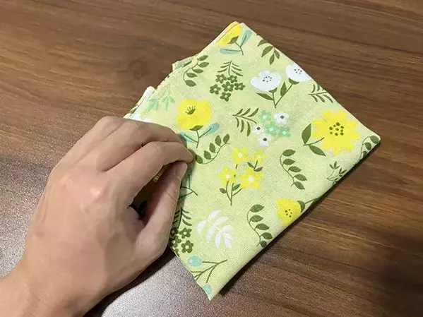 手ぬぐいが便利な『バスケット』に！　1分で試せる簡単な折り方