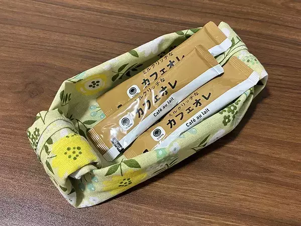 手ぬぐいが便利な『バスケット』に！　1分で試せる簡単な折り方