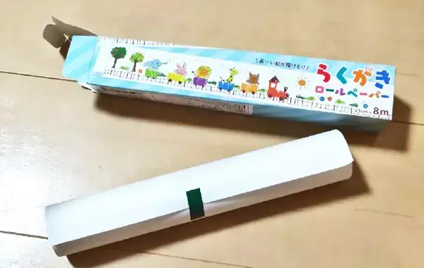 セリアで買った『ラップみたいな箱』　意外な中身に子供が「コレ楽しい！」