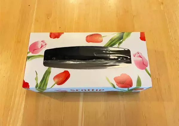 ゴミが収納グッズに早変わり！　箱ティッシュの簡単リメイクで「キッチンが快適」
