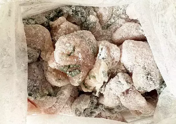 大葉をたっぷり入れた『塩から揚げ』　大さじ1杯の味つけで「何個でもいける！」