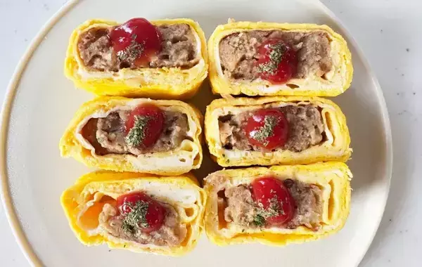巻く前に『２個』入れてみて　玉子焼きの中身に高校生息子「明日もこれがいい！」