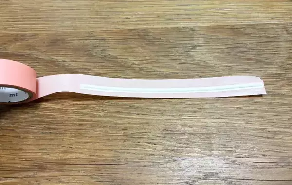 『マスキングテープ』を折り返して…　完成したアイテムに「コレは使える！」