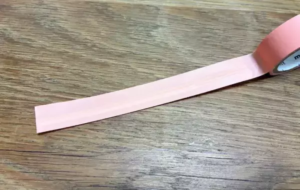 『マスキングテープ』を折り返して…　完成したアイテムに「コレは使える！」