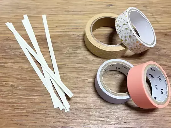『マスキングテープ』を折り返して…　完成したアイテムに「コレは使える！」