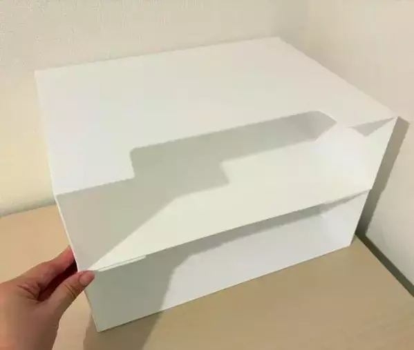 ファイルボックスをあえて『横向き』に…　100均で作る即席の棚が超スッキリ！