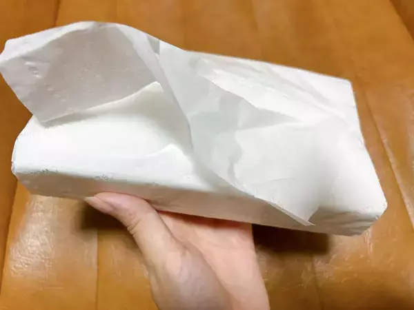 邪魔なティッシュの『隠し場所』は？　ゲルテープの『見せない収納術』が「すごく便利」