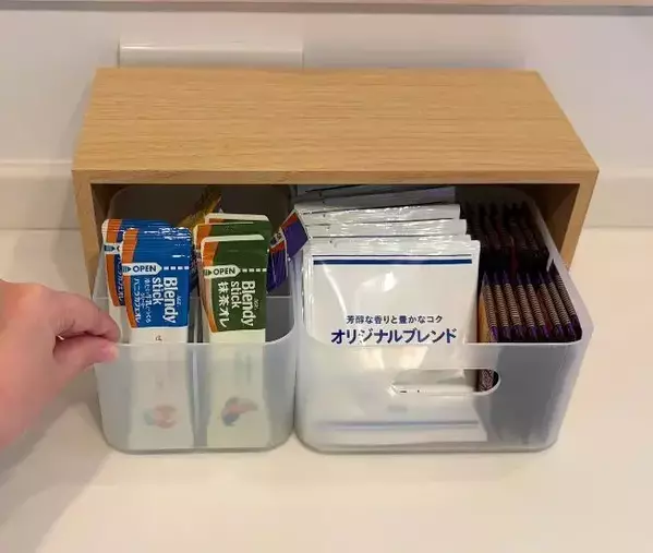 ラックの下にケース2つを入れたら？　ぴったり収まる快感に「手放せない」