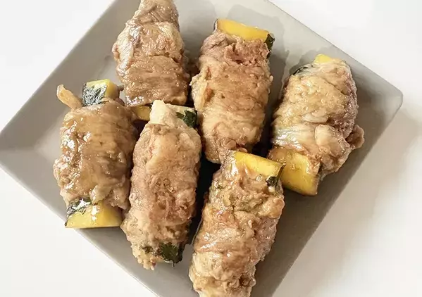 大葉と『1本』を豚肉で巻いて…できた一皿が「ご飯に合う」「定番になりそう」