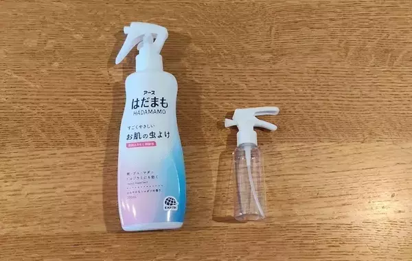 ダイソーで見つけた『スプレーボトル』　虫よけを小分けしたら「荷物が減った」「いつでも使える」