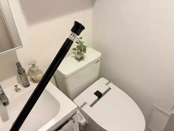 トイレの『上』につっぱり棒を渡すだけ！　収納の悩みが消える『30秒ワザ』
